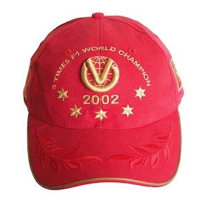 Vintage FERRARI Michael Schumacher Cap F1 World Champion 2002 racing hat Formula