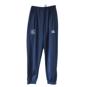 Vintage Ajax FC Umbro Track Pants Size XL 90s retro sport training trousers football Amsterdam blue