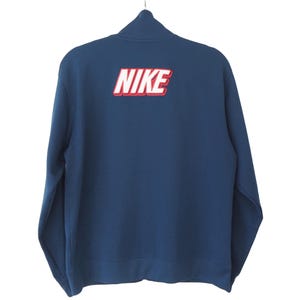 ヴィンテージ NIKE トラックジャケット フルジップ サイズM ネイビーブルー 00年代 スポーツウェア ビッグロゴ