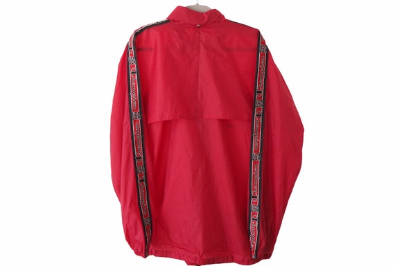 Vintage CHAMPION Track Jacket Full Zip Size XL Red 90s Sport