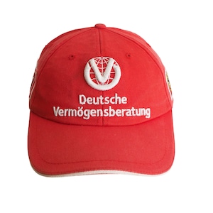 Vintage FERRARI Michael Schumacher Cap F1 World Champion big logo race hat 90s racing team Formula 1