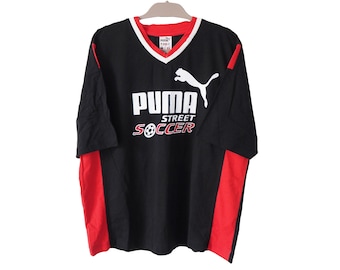 Vintage PUMA Street Soccer Kika Authentic T-shirt Red