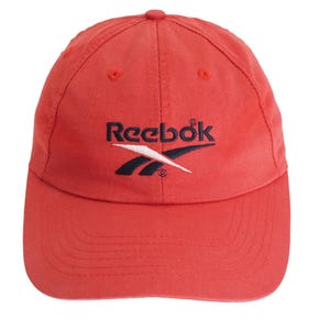 Vintage REEBOK Cap big logo red 90s sport style hat