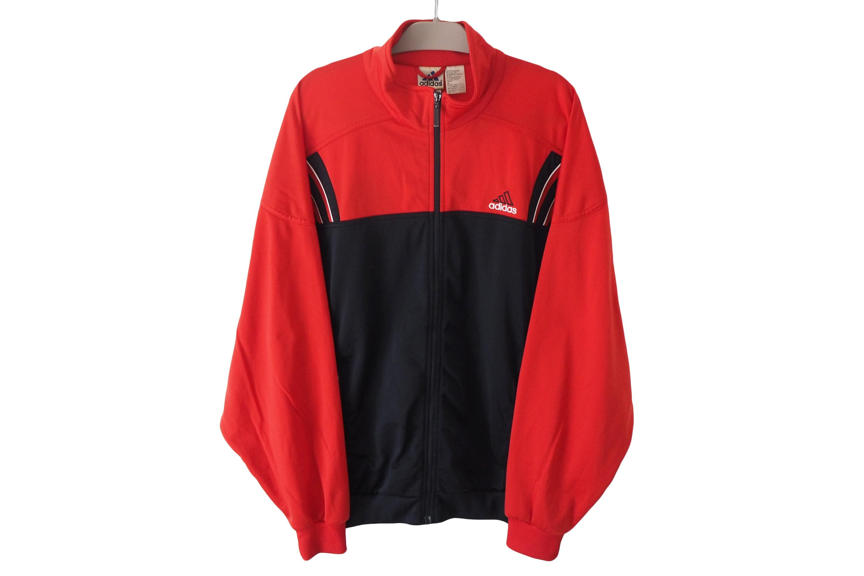 Vintage ADIDAS Track Jacket Full Zip Size XXL 90s Sport