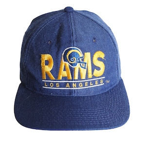 Vintage RAMS Los Angeles Cap 90s NFL sport hat blue USA team American Football