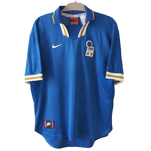 Vintage ITALY 1996 Nike Jersey T-shirt Football National