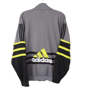 Vintage ADIDAS Track Jacket Full Zip Size XL/XXL Big Logo gray 90s sport