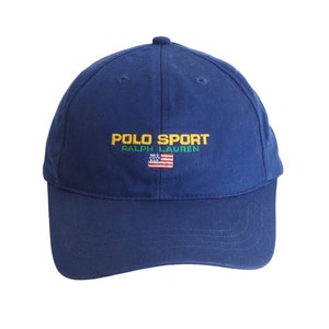 Vintage POLO SPORT by Ralph Lauren Cap big logo 90s USA casual hat