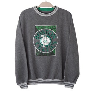 Vintage Boston Celtics Leprechaun Crewneck Sweatshirt Green XXL 2XL