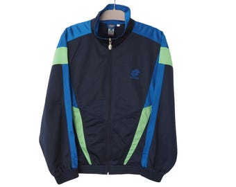 90s Lotto Vintage Track Jacket Mens Navy Blue | 90s Y2K