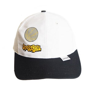 Vintage ADIDAS Streetball Cap big logo white black 90s basketball hat