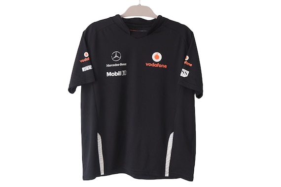 マクラーレン メルセデス F1 ボーダフォン 半袖 ポロシャツ