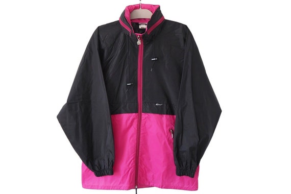Vintage K-WAY Jacket Full Zip Raincoat Size M ove… - image 1