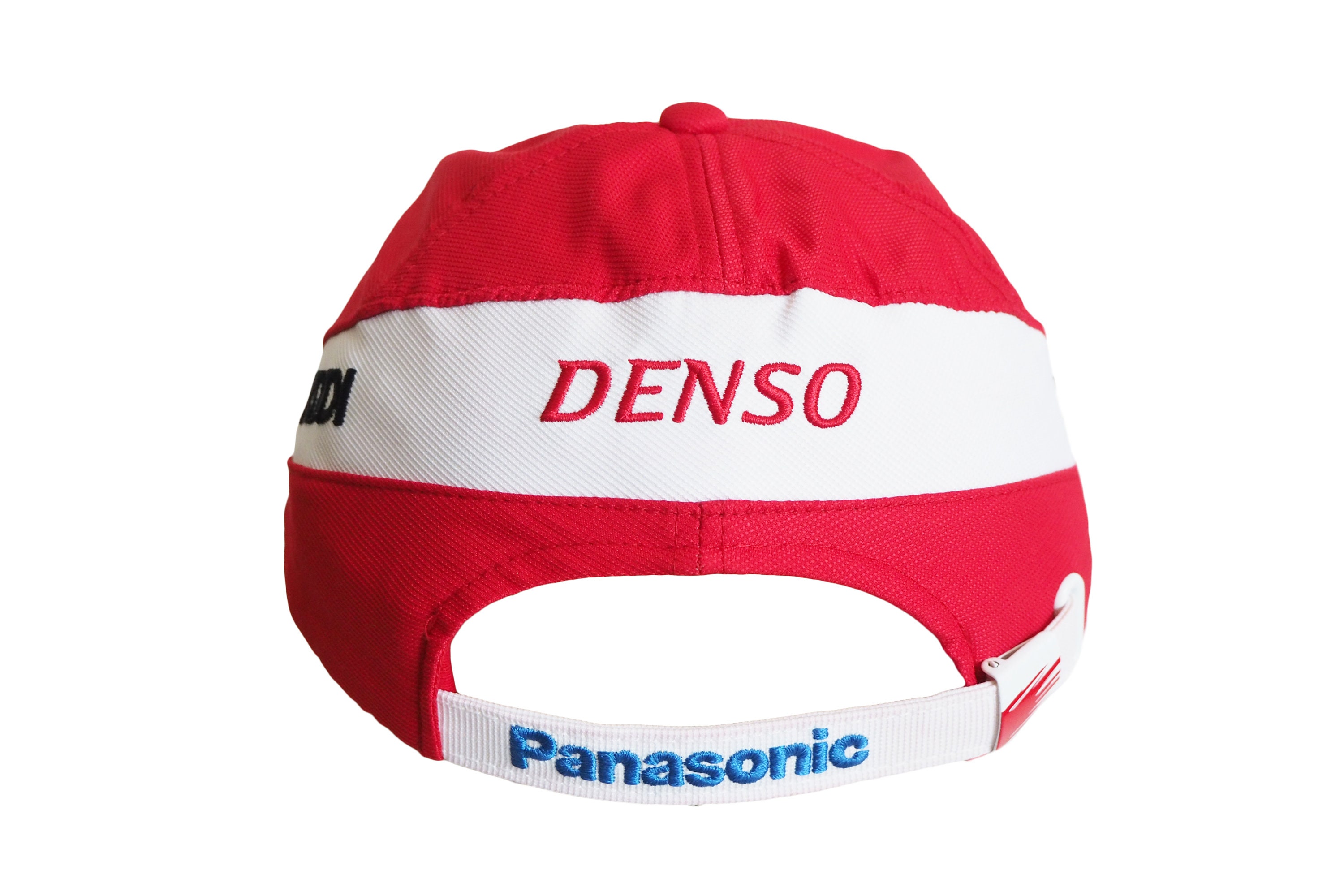 Vintage Panasonic Toyota Racing Cap Big Logo Red 00s Race Formula