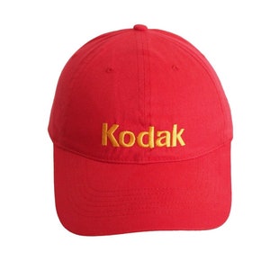 Vintage KODAK Cap red 90s Photography company USA