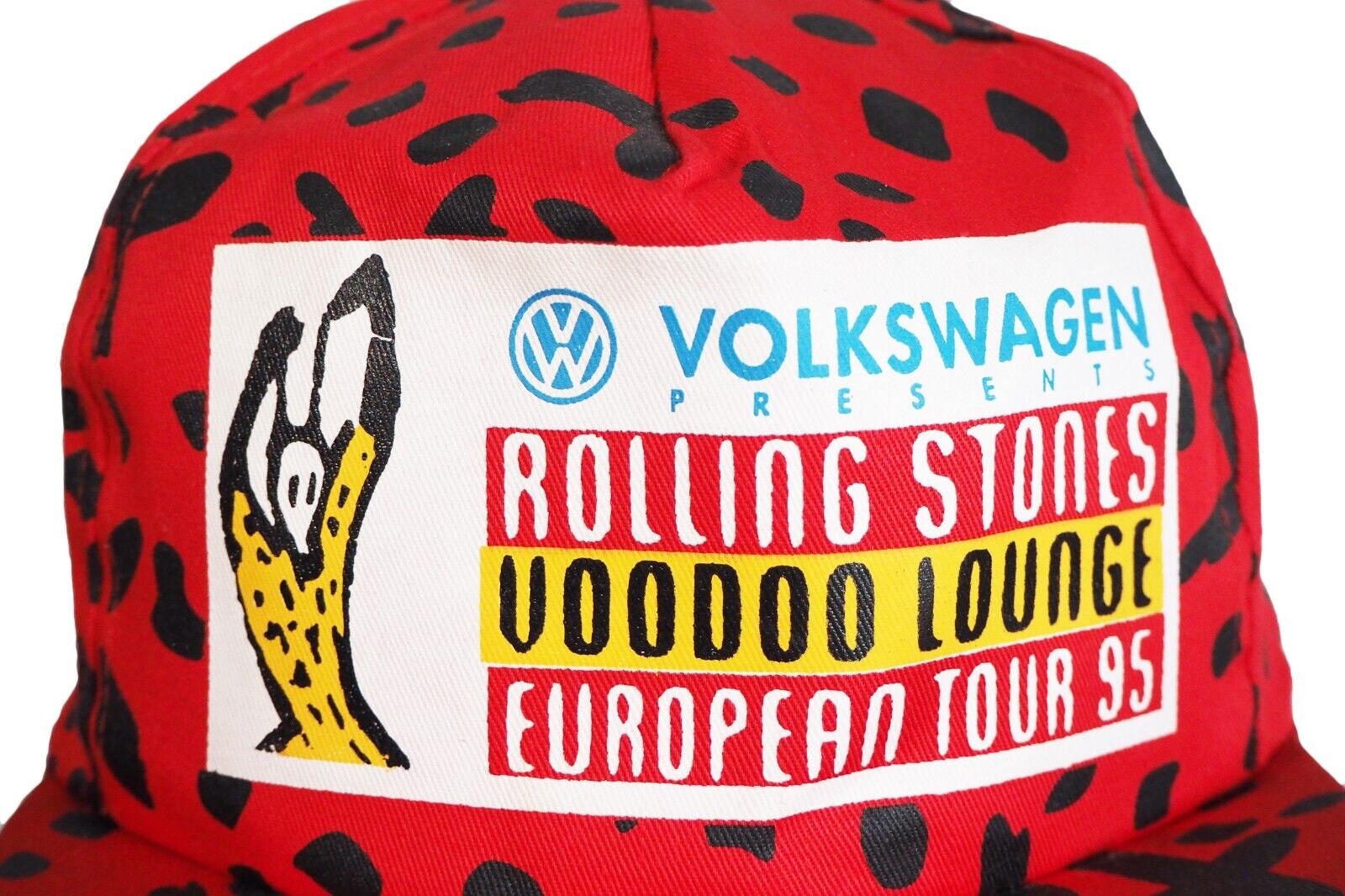 Vintage Rolling Stones Voodoo Lounge European Tour 1995 Cap 90s