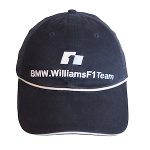 Vintage BMW F1 Team Cap big logo racing hat navy blue