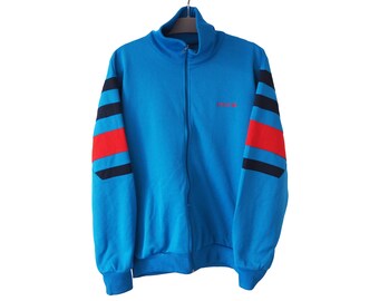 80's Adidas Track Jacket Vintage Zip up Tracksuit Top Women