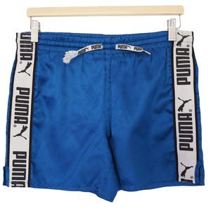 Vintage PUMA Shorts Size Women&#39;s S blue classic 00s retro running sport style