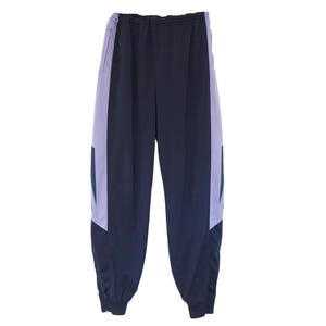 Vintage ADIDAS Track Pants Size XXL blue purple 90s retro sport training trousers