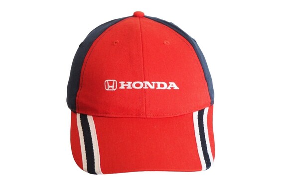 Buy Vintage HONDA Racing Cap Big Logo Blue 00s Race Formula 1 Team 