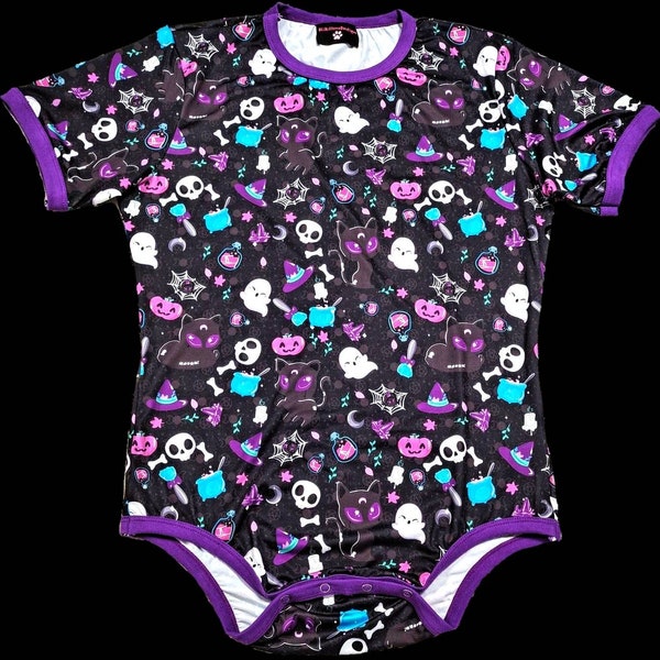 Spooky Jinxy Adult Onesie Littlespace - Size XS