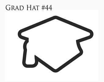 Grad Hat Cookie cutter