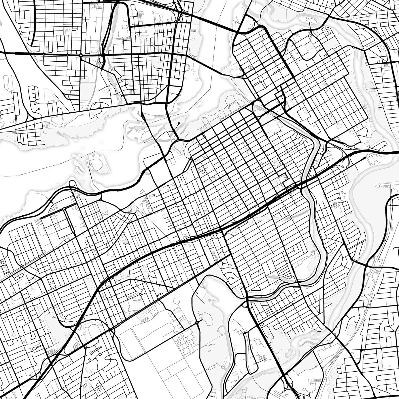 Ottawa Map Print Ottawa Map Download City Map Ottawa Ottawa - Etsy
