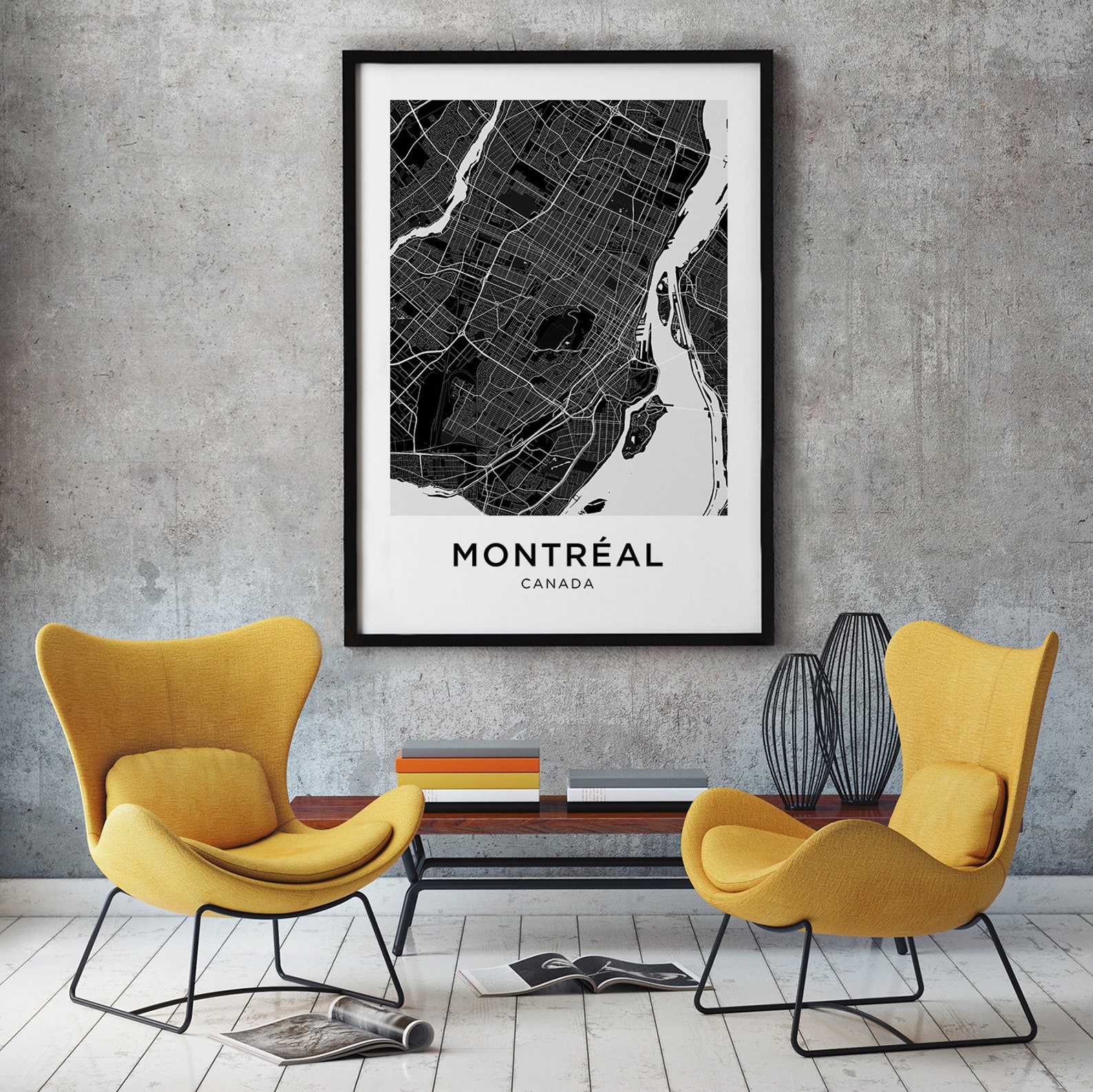Montreal Map Print Montreal Map Download City Map Montreal - Etsy