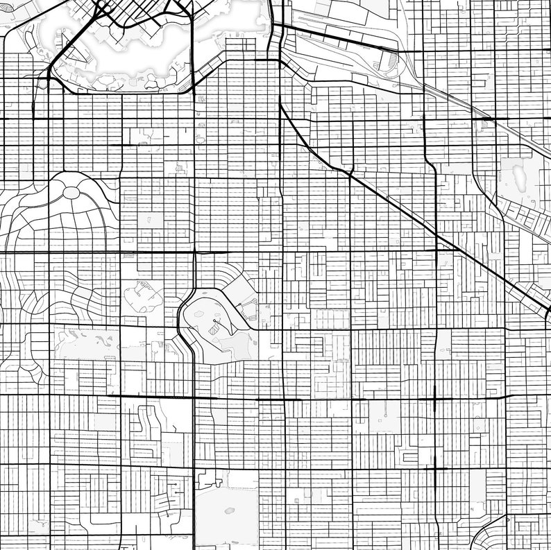 Vancouver Map Print Vancouver Map Download City Map - Etsy