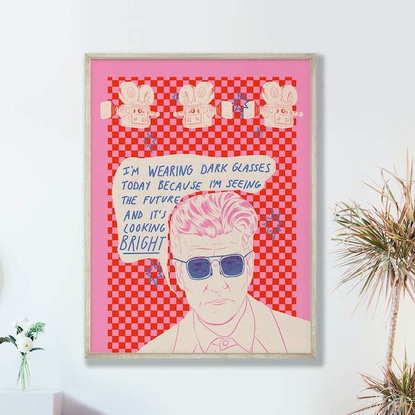 Film Director Poster | Inspirational Quote Poster| Film Fan Gift | positive quote posters | Extra large Art Print | Positive Art Print |