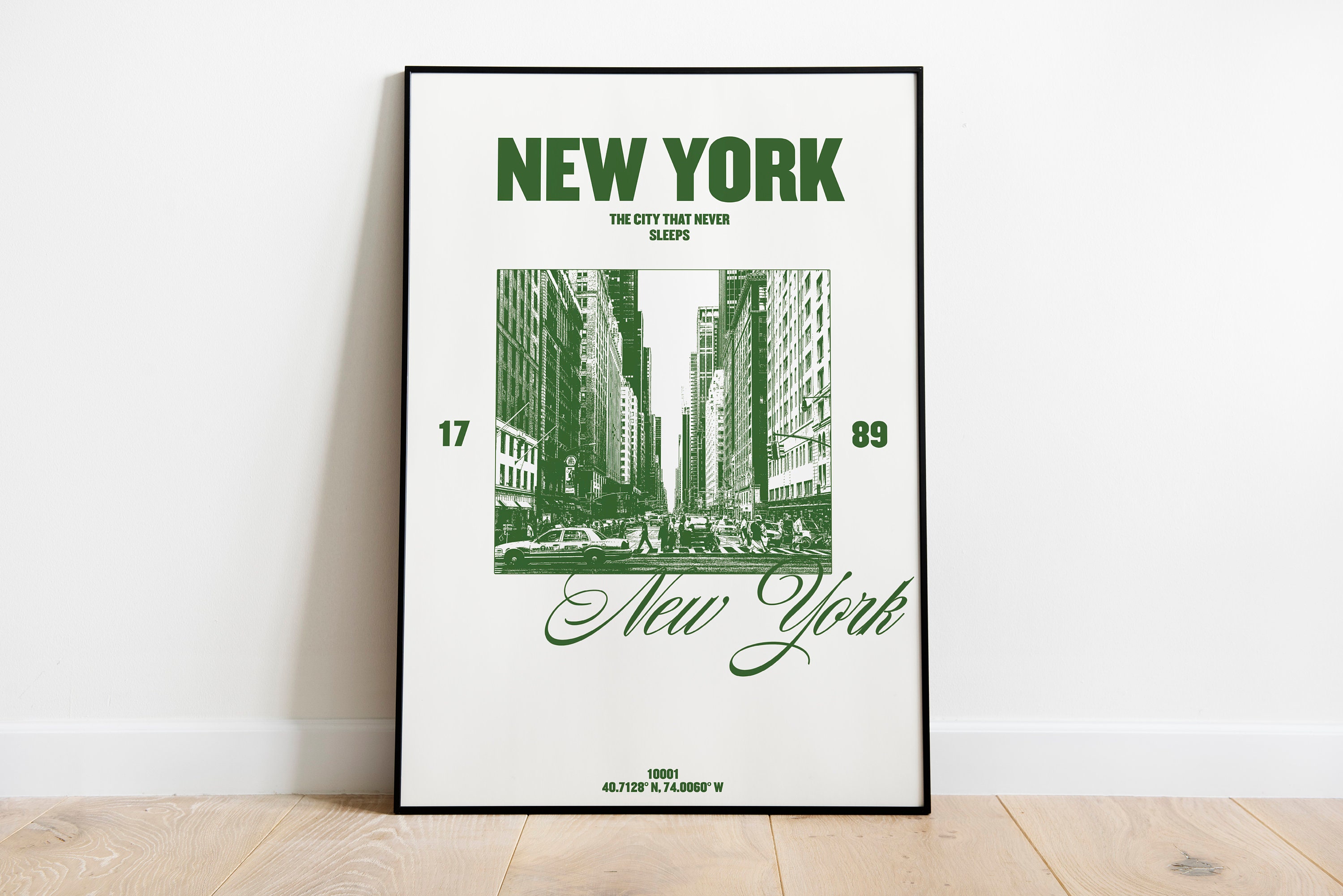 New York Poster | New York City Poster | Reise Poster | New York Längengrad  | New York Kunstwerk | Retro Reiseplakat | nyc Kunstdruck - Etsy Österreich, image size:3000x2002