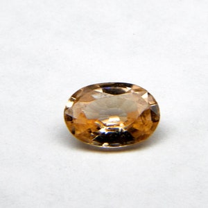 Natural Orange/Yellow Zircon Oval brilliant cut 6 x 4.5 mm (0.50 to 0.90 ct Approx) ,100% Natural Zircon
