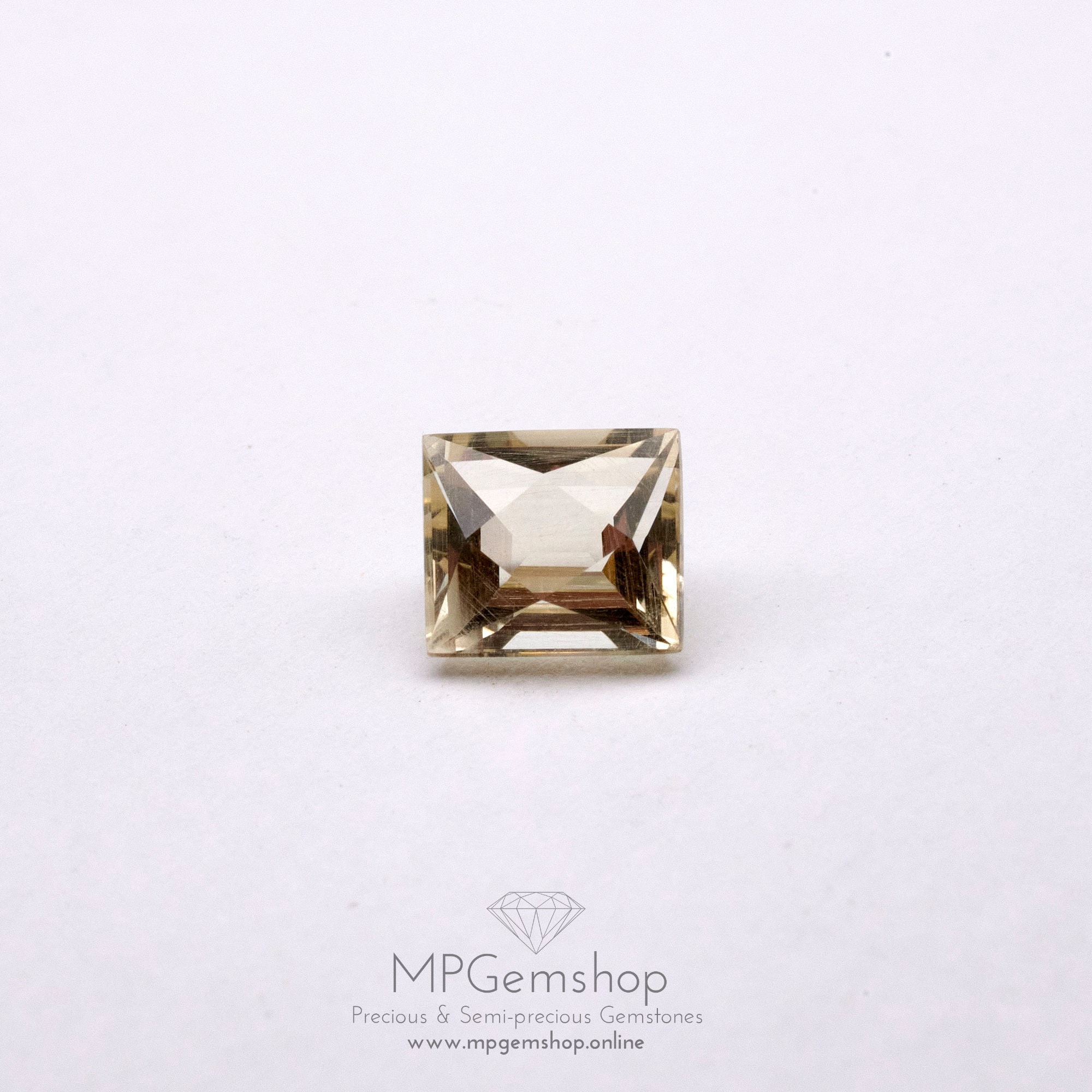 Zirconi Cubici Limone Peridoto 20x8 Mm Baguette Taglio Principessa - Pietre Preziose Lab-Created
