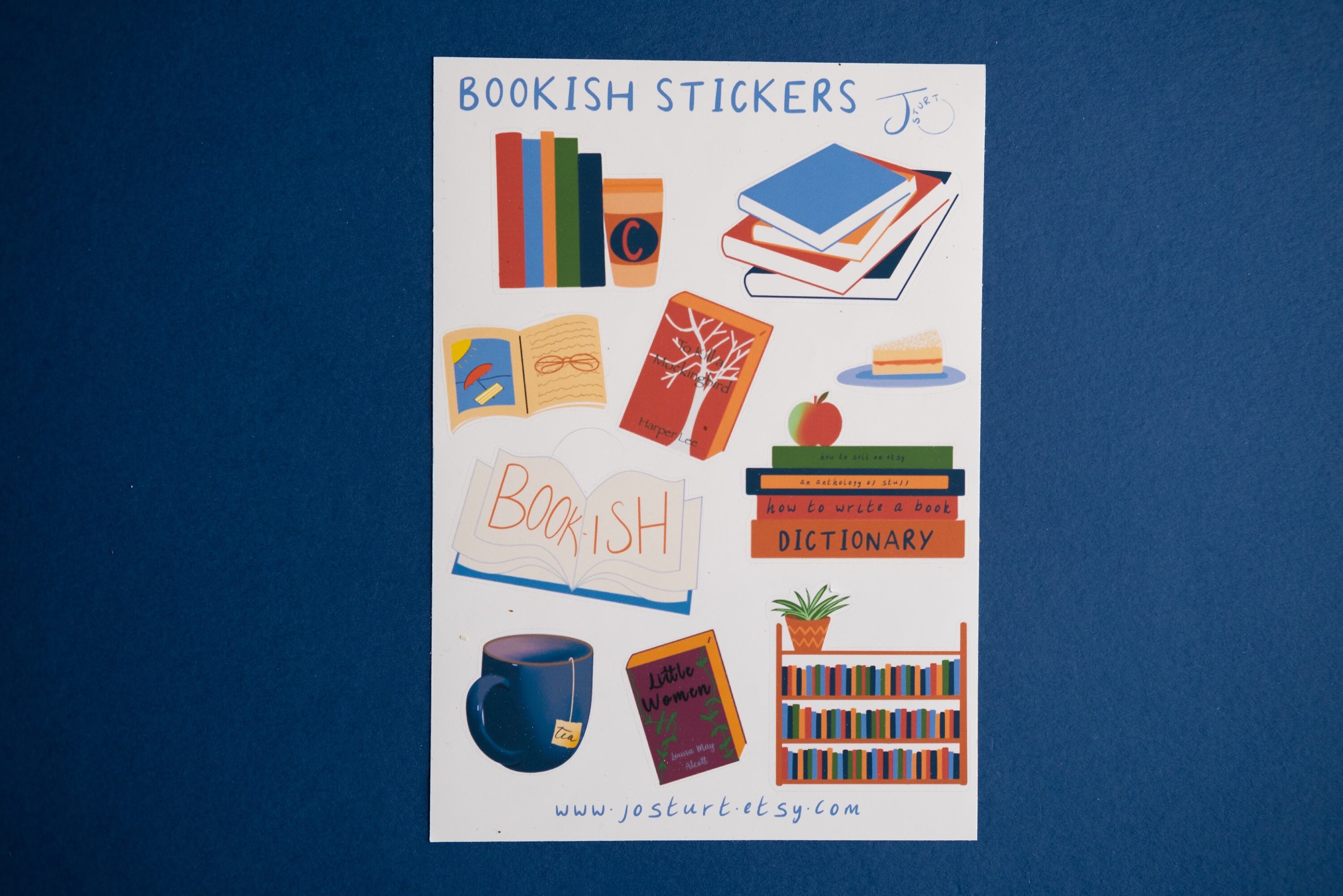 Bookish Sticker Sheet Planner Stickers for Book Lovers and - Etsy UK