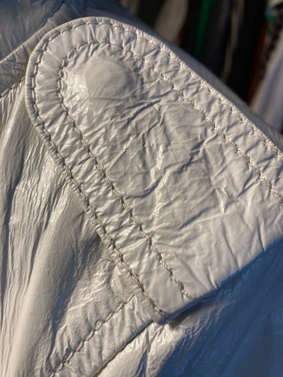 2000’s vintage white leather coat by Nolita - image 10