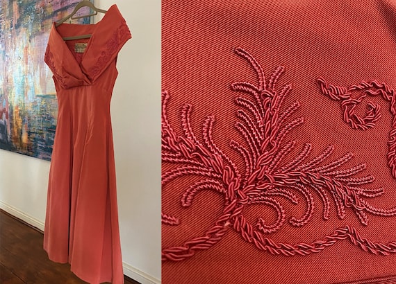 1950's London Town Party Dress Size 8