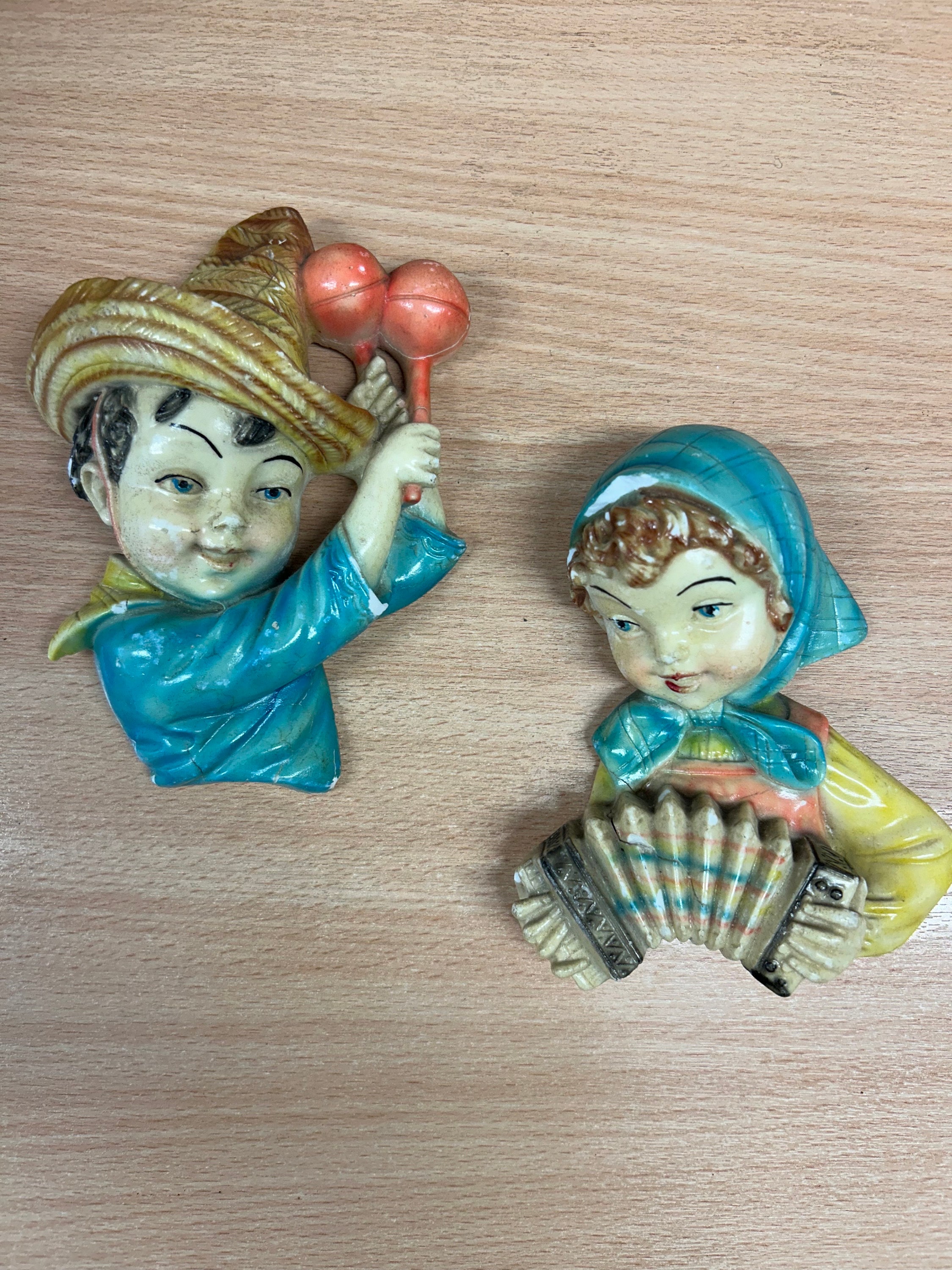 Vintage chalkware ladies - Etsy 日本