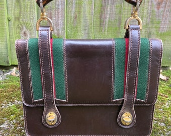 Very rare Gucci Lunchbox bag from the 1960s