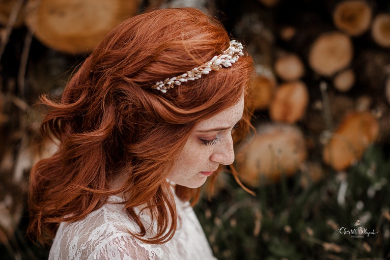 Awena bridal headband image 1