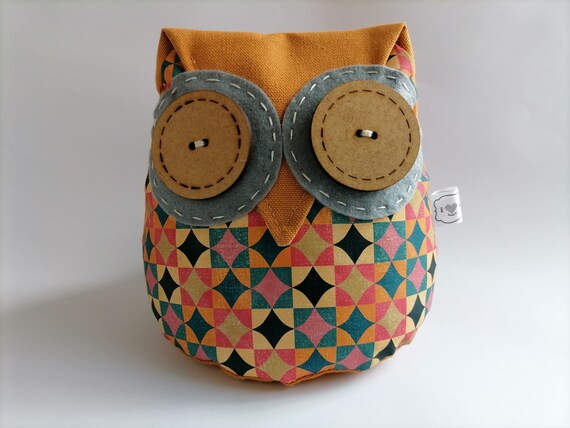 Retro Owl Doorstop, Mid Century Modern Door Stopper, Fall Colours, Home  Decor, Owl Pattern, Floor Decor, Geometric Pattern Fabric, Bookend - Etsy  Australia