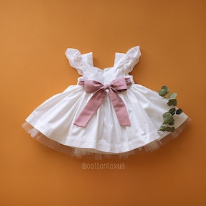 Ivory Flower girl dresses, Baby Toddler Tulle Dress