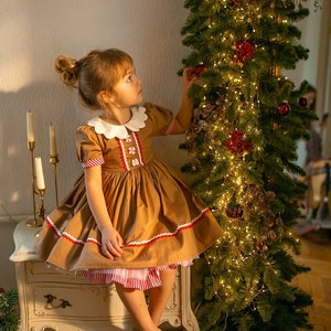 Gingerbread Christmas dress