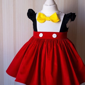 Minnie Baby Girl Dress, Mickey halloween dress