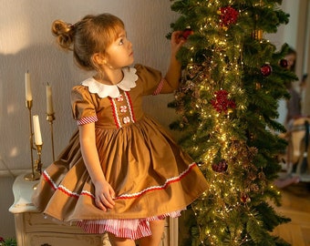 Gingerbread Christmas dress