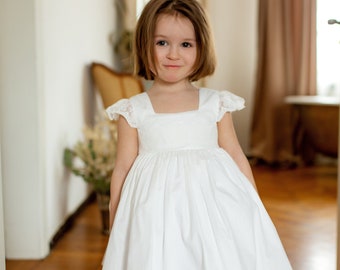 ivory flower girl dress, ivory tulle dress