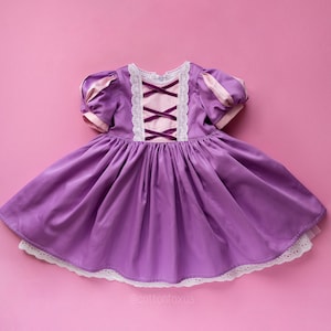 Rapunzel Girls Dress, Rapunzel Baby Costume, Tangled Halloween Costume