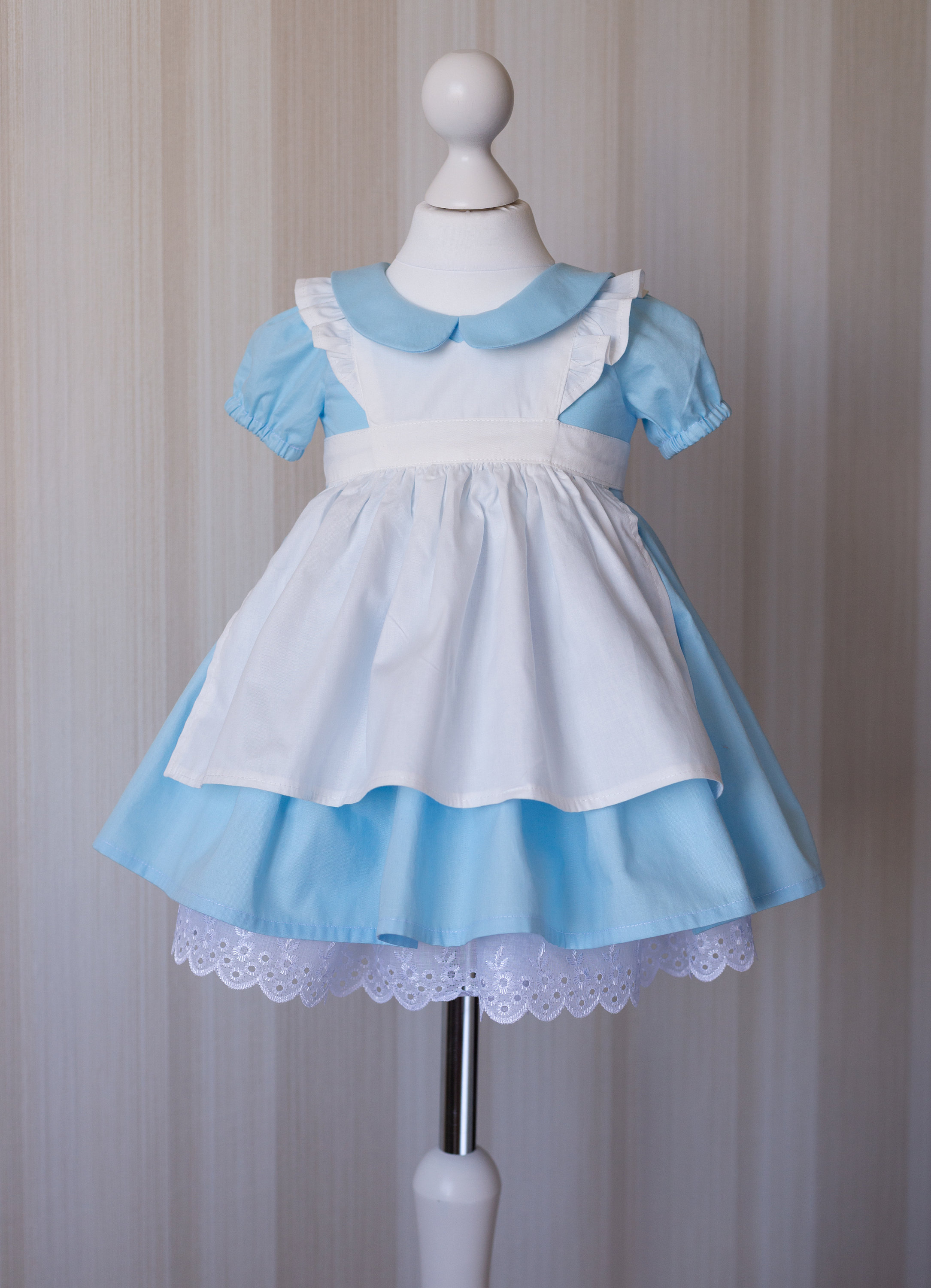 Alice in Wonderland Baby Girls Dress Blue Toddler First - Etsy Australia