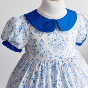 Easter dress, flower dress, egg hunt dress, spring dress, floral dress, bunny dress, girls dress, twirl dress, toddler dress