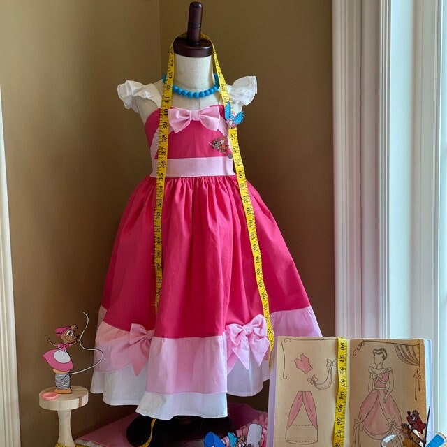 Cinderella Pink Ball Gown: Organic Cotton Princess Costume Cinderella Pink Ball Gown: Organic Cotton Princess Costume